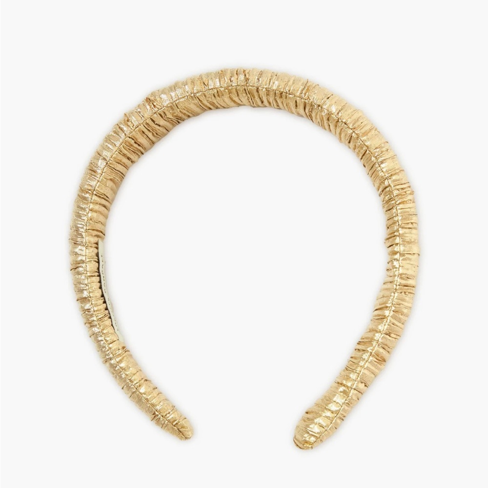 Loeffler Randall Marina puffy gold headband